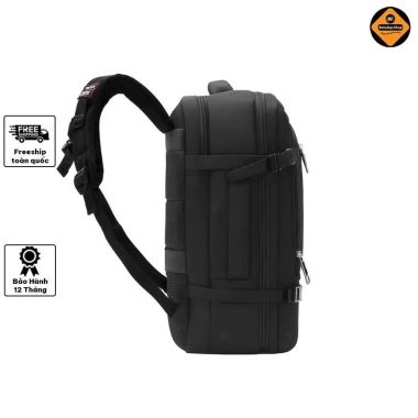 Balo du lịch cỡ lớn Leader Pro đa năng Xbags XB2.010 đen, đựng laptop 17 inch cao cấp - 449.000₫