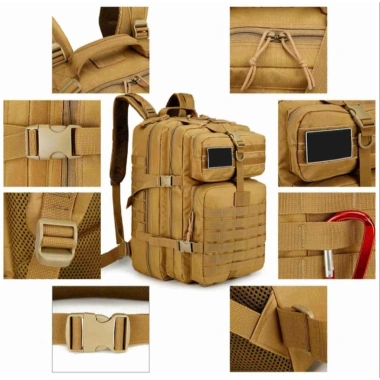 Balo du lịch đa năng 4P 55L nam nữ thời trang chống nước cao cấp B03 - Giá ưu đãi 385k 3