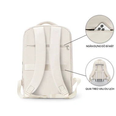 Balo du lịch đa năng M4M NOMAD BM008 - Chống nước, chứa vợt cầu lông, laptop, quần áo - Giá chỉ 399.000₫ 7