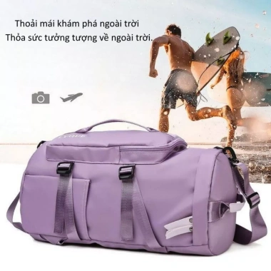 Balo Du Lịch Đa Năng Ngăn Giày Riêng Chống Thấm Nước Vải Oxford Nam Nữ - Giá 190.550