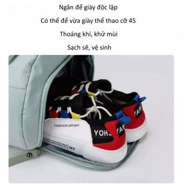 Balo Du Lịch Đa Năng Ngăn Giày Riêng Chống Thấm Nước Vải Oxford Nam Nữ - Giá 190.550