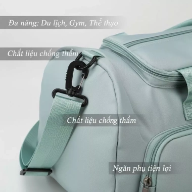 Balo Du Lịch Đa Năng Ngăn Giày Riêng Chống Thấm Nước Vải Oxford Nam Nữ - Giá 190.550 6 Balo Du Lịch Đa Năng Ngăn Giày Riêng Chống Thấm Nước Vải Oxford Nam Nữ - Giá 190.550 6