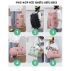 Balo Du Lịch Đa Năng Ngăn Giày Riêng Chống Thấm Nước Vải Oxford Nam Nữ - Giá 190.550 8
