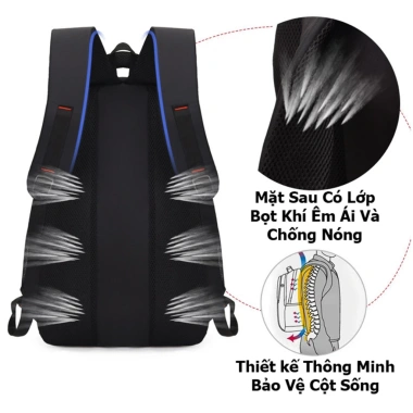 Balo du lịch đi học thời trang canvas chắc chắn chống nước - Giá chỉ 169k (giá gốc 219.7k) 9
