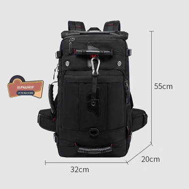 Balo Du Lịch KaKa 40-50L – Khóa Chống Trộm, Nhiều Ngăn, Chống Nước, Chống Xước, Thời Trang 5