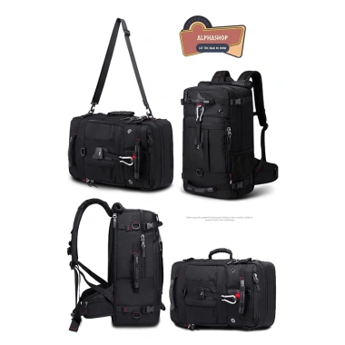 Balo Du Lịch KaKa 40-50L – Khóa Chống Trộm, Nhiều Ngăn, Chống Nước, Chống Xước, Thời Trang 7