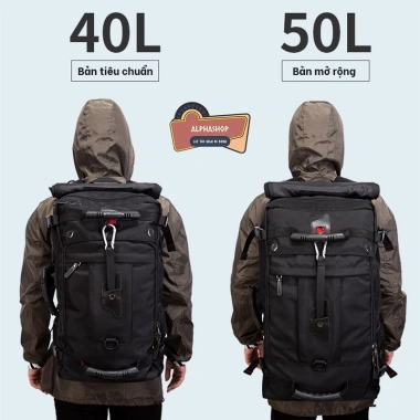 Balo Du Lịch KaKa 40-50L – Khóa Chống Trộm, Nhiều Ngăn, Chống Nước, Chống Xước, Thời Trang 9