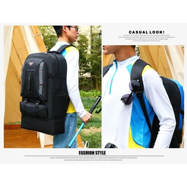 Balo du lịch leo núi 50L thời trang công suất lớn - Siêu nhẹ, giá 157k