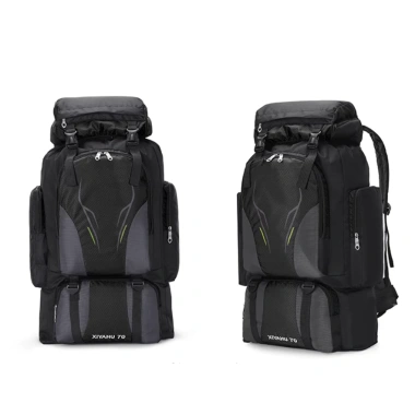 Balo du lịch leo núi 70L thời trang nam nữ B64, dung tích lớn, siêu bền, giảm giá 239k 6