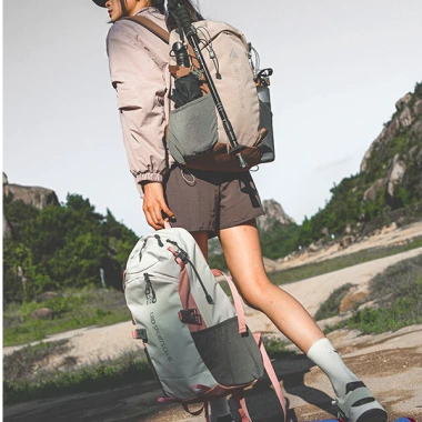 Balo du lịch leo núi gọn nhẹ 23L, đựng nhiều đồ, phong cách minimalism CN602