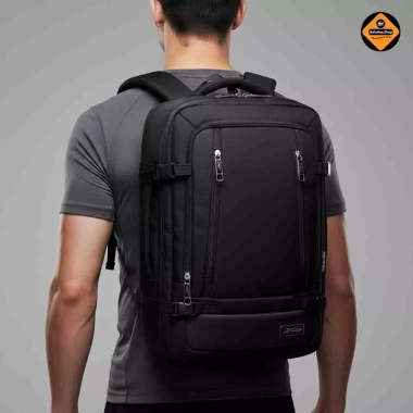Balo du lịch lớn Xbags Leader Pro Xb 2.010 đen - lưng đệm êm, thoáng khí, nam tính - 449.000₫