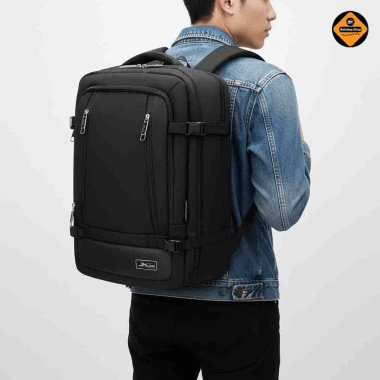 Balo du lịch lớn Xbags Leader Pro Xb 2.010 đen - lưng đệm êm, thoáng khí, nam tính - 449.000₫