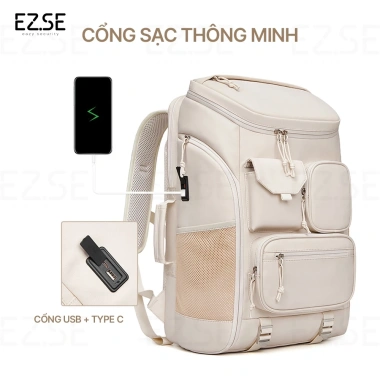 Balo du lịch nam nữ EAZY BLA26 chống thấm, lớn, đựng laptop chống sốc – 1.099.000₫