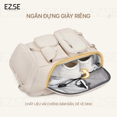 Balo du lịch nam nữ EAZY BLA26 chống thấm, lớn, đựng laptop chống sốc – 1.099.000₫