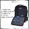 Balo Du Lịch Pabuzone BLM8 Nhiều Ngăn Mở Rộng Chống Nước Nam Nữ Leo Núi 270.938 5