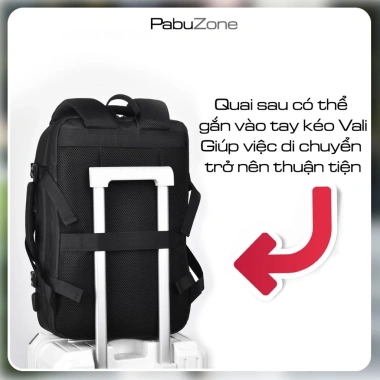 Balo Du Lịch Pabuzone BLM8 Nhiều Ngăn Mở Rộng Chống Nước Nam Nữ Leo Núi 270.938 8