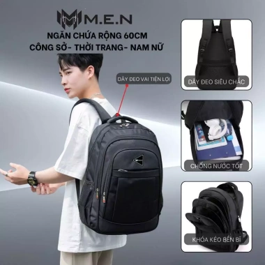 Balo du lịch thời trang Bumnos-Acrott Men - Nhiều ngăn rộng, bảo hành, giá chỉ 164.340đ