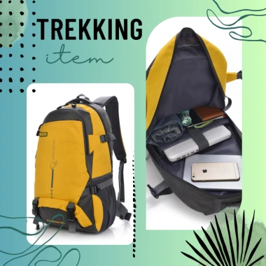 Balo du lịch unisex 30L-45L siêu rộng, chống nước, gọn nhẹ, thoải mái - Giá 214.000₫ 7 Balo du lịch unisex 30L-45L siêu rộng, chống nước, gọn nhẹ, thoải mái - Giá 214.000₫ 7