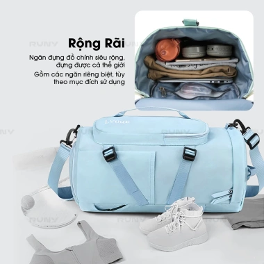 Balo du lịch VLQUE đa năng chống thấm, ngăn giày, ngăn đồ ướt, thời trang - Giá 210.000₫ 8