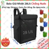 Balo Giữ Nhiệt 28L Chống Nước - Shipper Giao Hàng Mưa Nắng, Nhiều Màu, Giá 512k