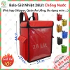 Balo Giữ Nhiệt 28L Chống Nước - Shipper Giao Hàng Mưa Nắng, Nhiều Màu, Giá 512k 8