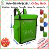 Balo Giữ Nhiệt 28L Chống Nước - Shipper Giao Hàng Mưa Nắng, Nhiều Màu, Giá 512k 9