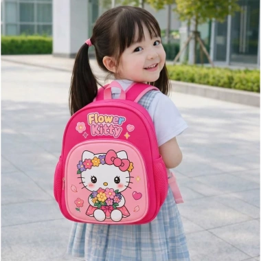 Balo Hazin Kids chống thấm nước 1-5 tuổi, họa tiết Người Nhện, Hello Kitty, Labubu giá 72.000đ 6
