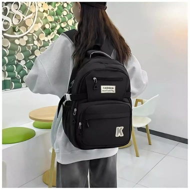 Balo HAZIN nam nữ vải dù chống thấm đa ngăn phong cách ulzzang Hàn Quốc Đi học du lịch