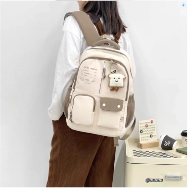 Balo Hellomumu Nhiều Ngăn Chống Thấm Nước Cho Học Sinh Bé Gái, Bé Trai - Giá 289,000₫