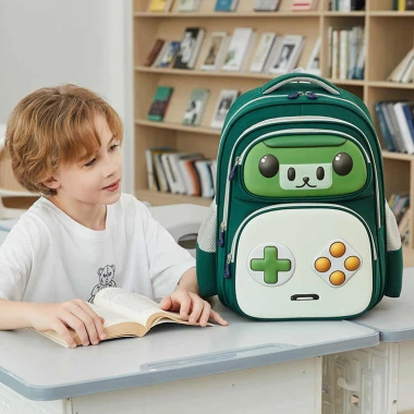Balo học sinh lớp 1 3 vải Oxford chống nước, hình cute BF18-229L - 274.549₫