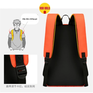 Balo học sinh lớp 1 Hàn Quốc chống nước, đi học, giá 49.000đ - thời trang bền 2