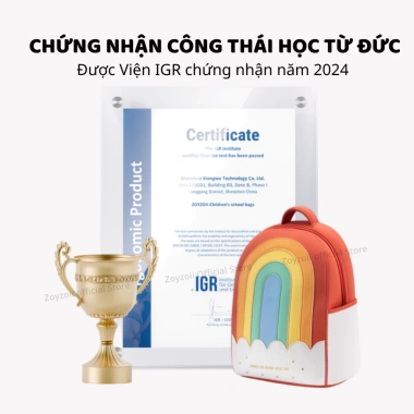 Balo học sinh lớp 1 Zoyzoii siêu nhẹ B19, phù hợp bé trai & bé gái, giảm còn 769k 3