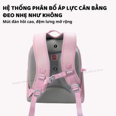 Balo học sinh lớp 1 Zoyzoii siêu nhẹ B19, phù hợp bé trai & bé gái, giảm còn 769k 7