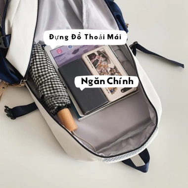 Balo học sinh nam nữ chống nước đa ngăn Zony B13 15.6inch - Giá 245k 6 Balo học sinh nam nữ chống nước đa ngăn Zony B13 15.6inch - Giá 245k 6