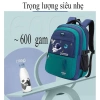 Balo học sinh siêu nhẹ hình thỏ & khủng long, chống thấm, cặp sách tiện dụng cho bé lớp 3‑7 6