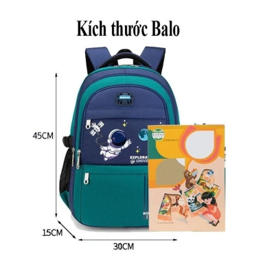 Balo học sinh siêu nhẹ hình thỏ & khủng long, chống thấm, cặp sách tiện dụng cho bé lớp 3‑7