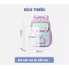 Balo học sinh tiểu học cấp 1 vải Oxford cao cấp pastel dễ thương BF18-121 - 371.250 VND 2