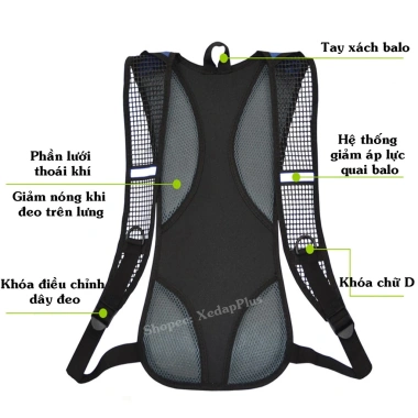 Balo Hotspeed đa năng cho xe đạp, chạy bộ, leo núi - Giá chỉ 159.000đ, giảm 20% 2