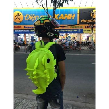 Balo khủng long cỡ lớn vải lưới - Đựng mũ bảo hiểm, đi học, phượt, chỉ 169.000 VND