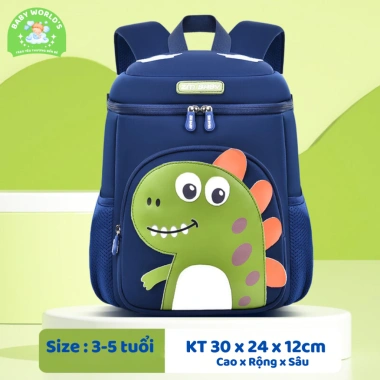 Balo khủng long ZM Baby 2‑5 tuổi – mẫu đẹp, chất liệu cao cấp, chỉ 208.990₫ 4
