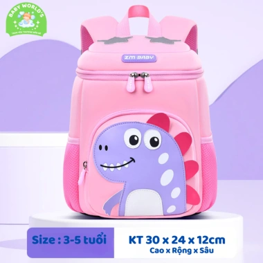 Balo khủng long ZM Baby 2‑5 tuổi – mẫu đẹp, chất liệu cao cấp, chỉ 208.990₫ 5
