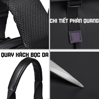 Balo laptop 15.6-17 inch cao cấp Ba Vy FASHION BL05 chống sốc, nhiều ngăn đi làm du lịch - Giá chỉ 459.000₫ 6