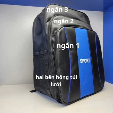 Balo Laptop Du Lịch Size Lớn 3 Tầng Khóa Thời Trang - Giá Ưu Đãi 125k