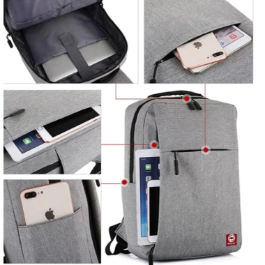 Balo Laptop SaKi 237 – Cổng Sạc USB, Phù hợp 14-16in, Giá ưu đãi 139k