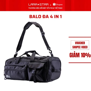 Balo LARA STAR LS39 Cao Cấp - Đựng Đồ Gym Du Lịch, Nhiều Ngăn, Chống Thấm