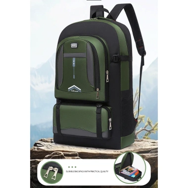 Balo leo núi 55L dung tích lớn thời trang nam nữ đi phượt thể thao giảm giá 3 Balo leo núi 55L dung tích lớn thời trang nam nữ đi phượt thể thao giảm giá 3