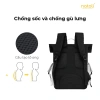 Balo leo núi du lịch NATOLI B10 canvas cao cấp, nhiều ngăn, giảm giá 20 giá 479k 7