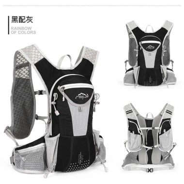 Balo leo núi INOXTO L556 cao cấp 12L - 11 ngăn, 3 đai gài bụng, chạy bộ, đi xe đạp, giảm giá 19%