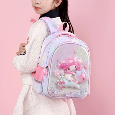 Balo mầm non bé gái mẫu giáo - Ngựa pony 3D ngộ nghĩnh, vải Oxford chống nước, chỉ 245.000 đồng 9