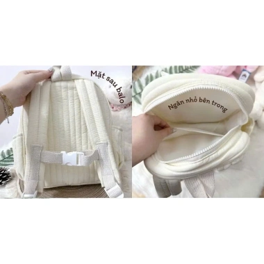 Balo Mầm Non Đi Học Vải Chần Bông Thêu Tên Theo Yêu Cầu và Tặng Name Tag Miễn Phí 4 Balo Mầm Non Đi Học Vải Chần Bông Thêu Tên Theo Yêu Cầu và Tặng Name Tag Miễn Phí 4